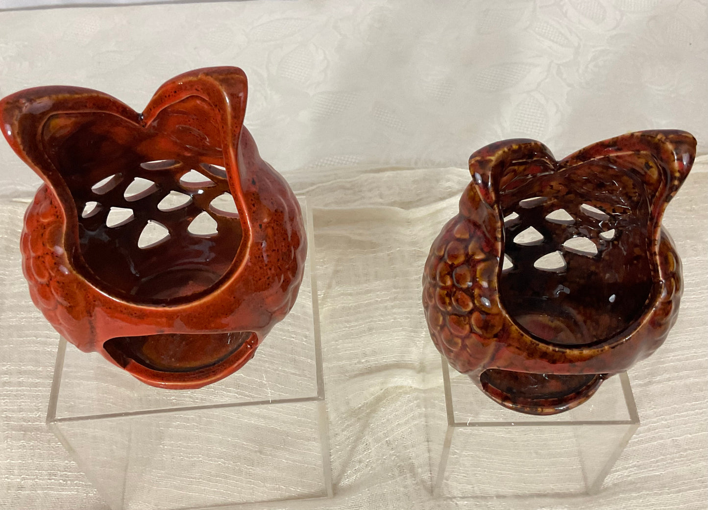 Votive Candle Holder Set - Owl Design