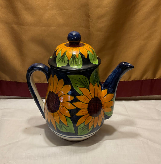 Coffee/Teapot - Sunflower Design