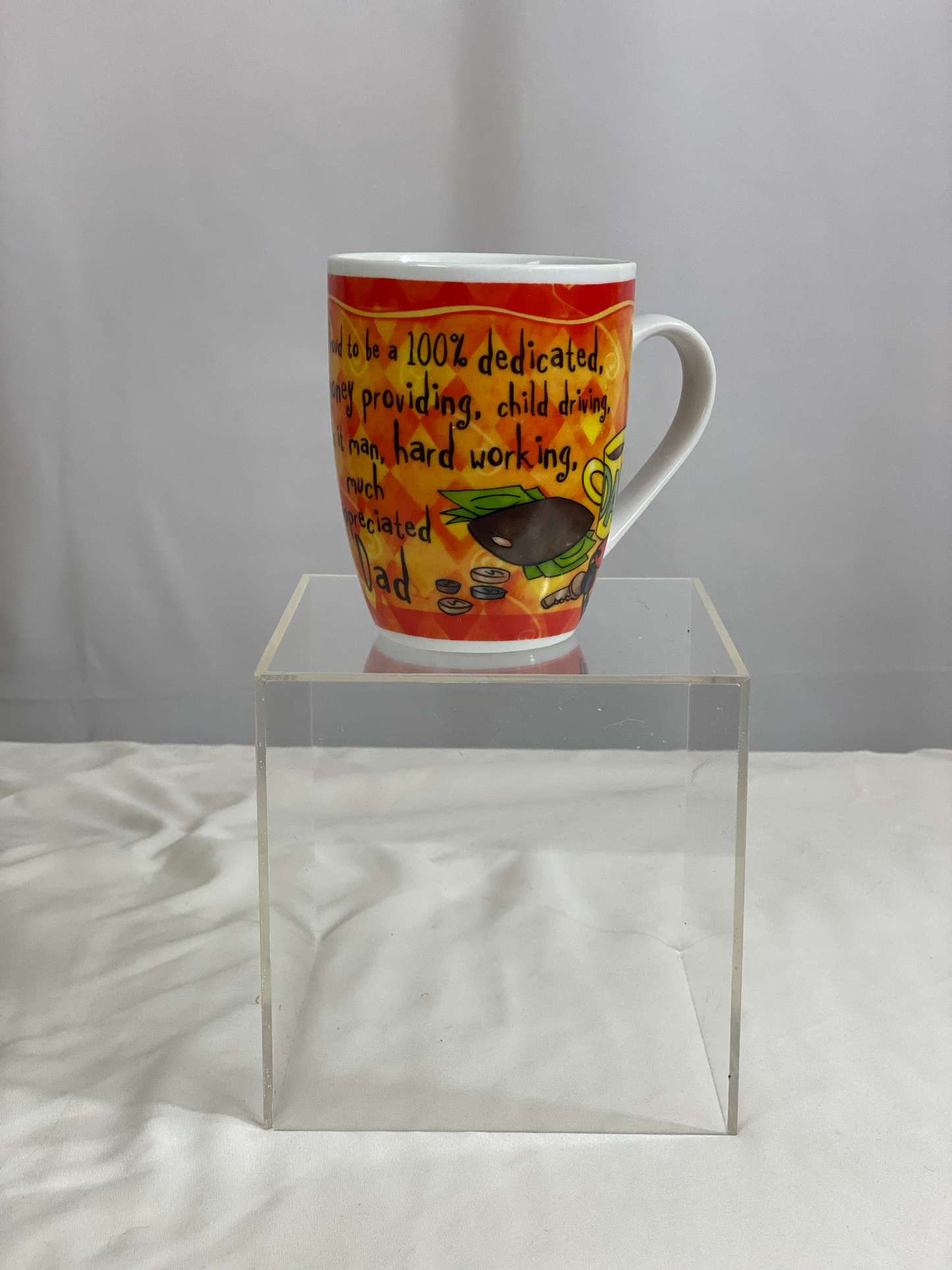 Great Cup for Dad! Fine Porcelain By History & Heraldry Approx 4” H x 3” Diameter