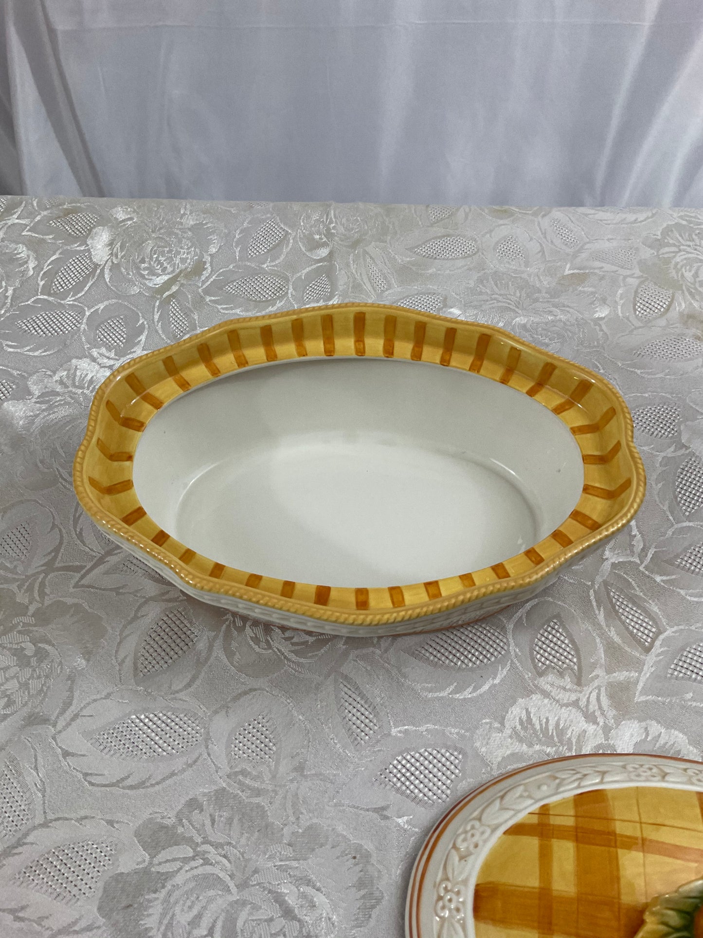 Fitz and Floyd Covered Vegetable Dish