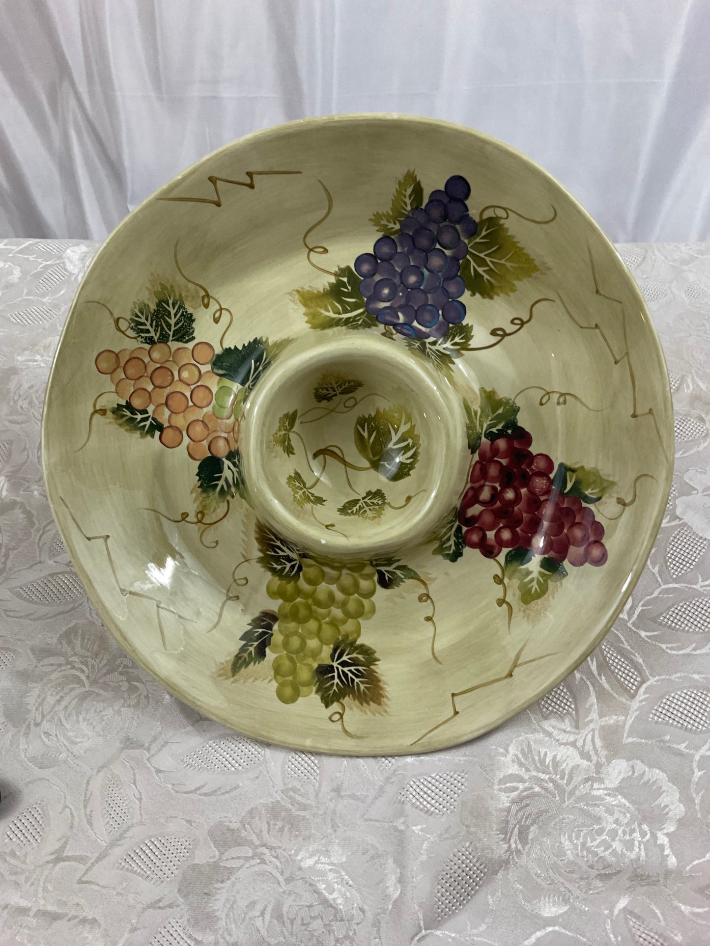 Chip and Dip Bowl - Cabernet