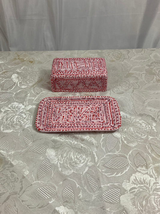 Butter Dish - Red