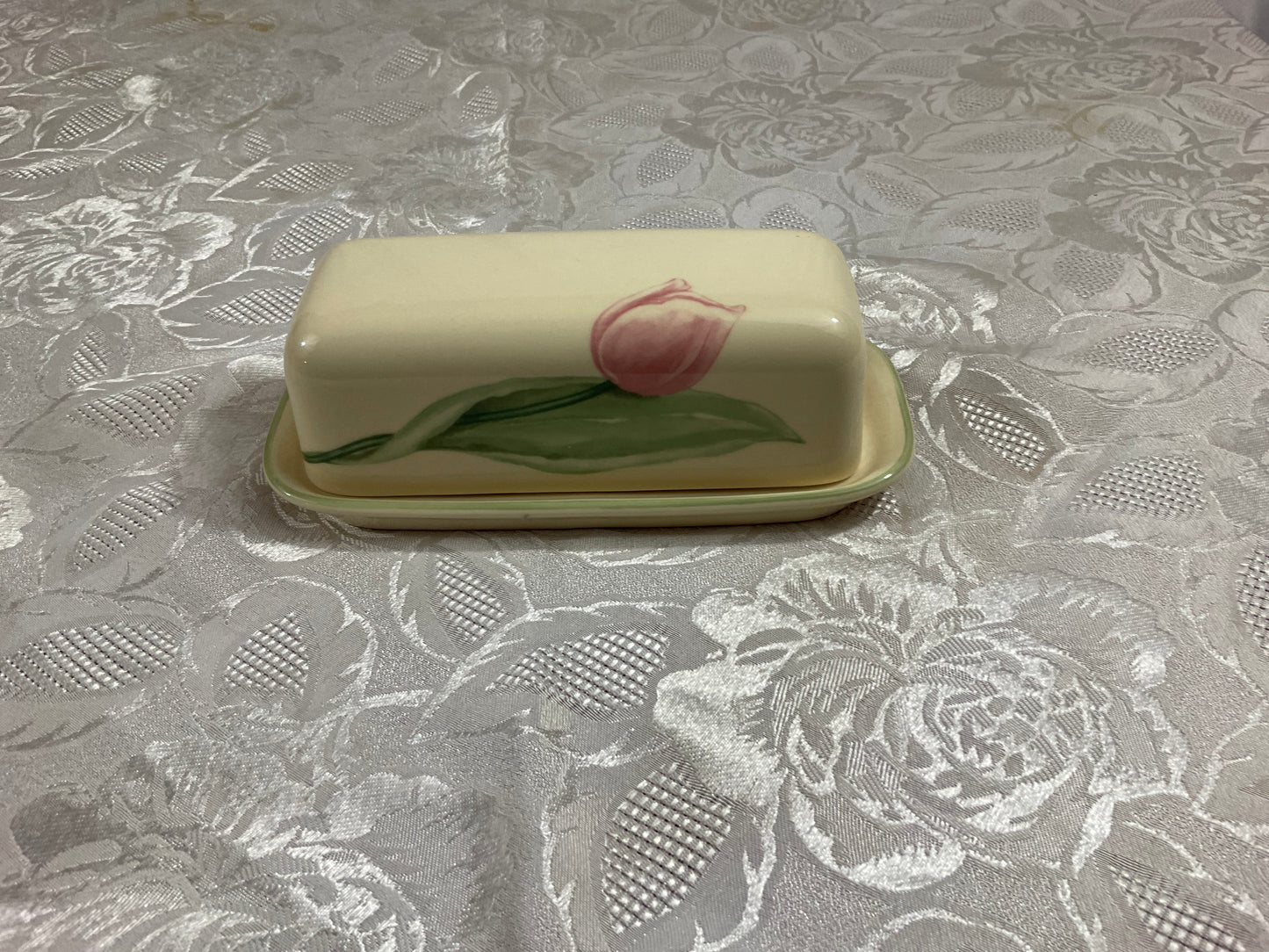 Butter Dish - Pfaltzgraff "Garden Party"