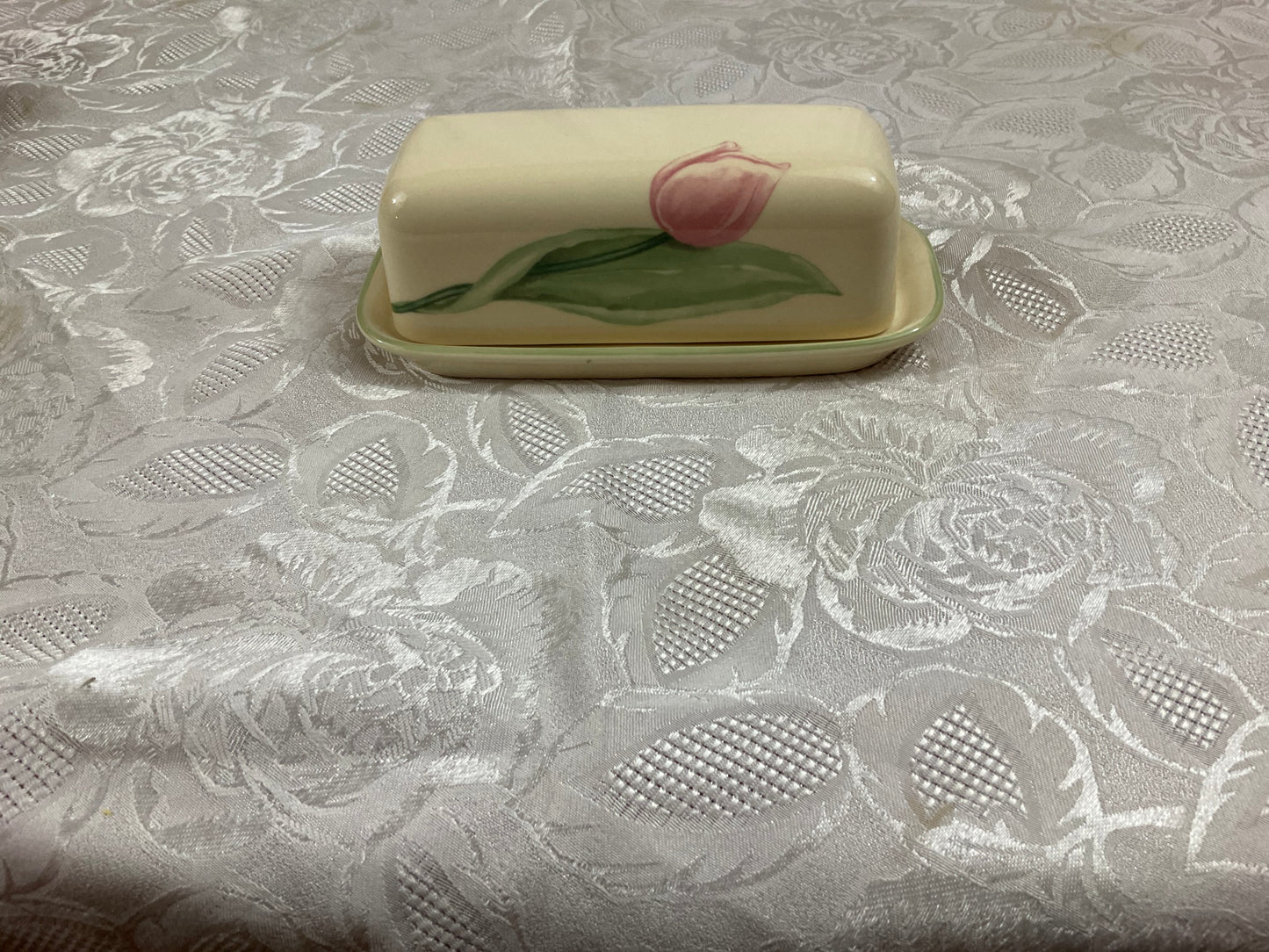 Butter Dish - Pfaltzgraff "Garden Party"