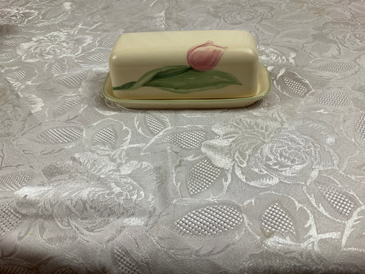 Butter Dish - Pfaltzgraff "Garden Party"