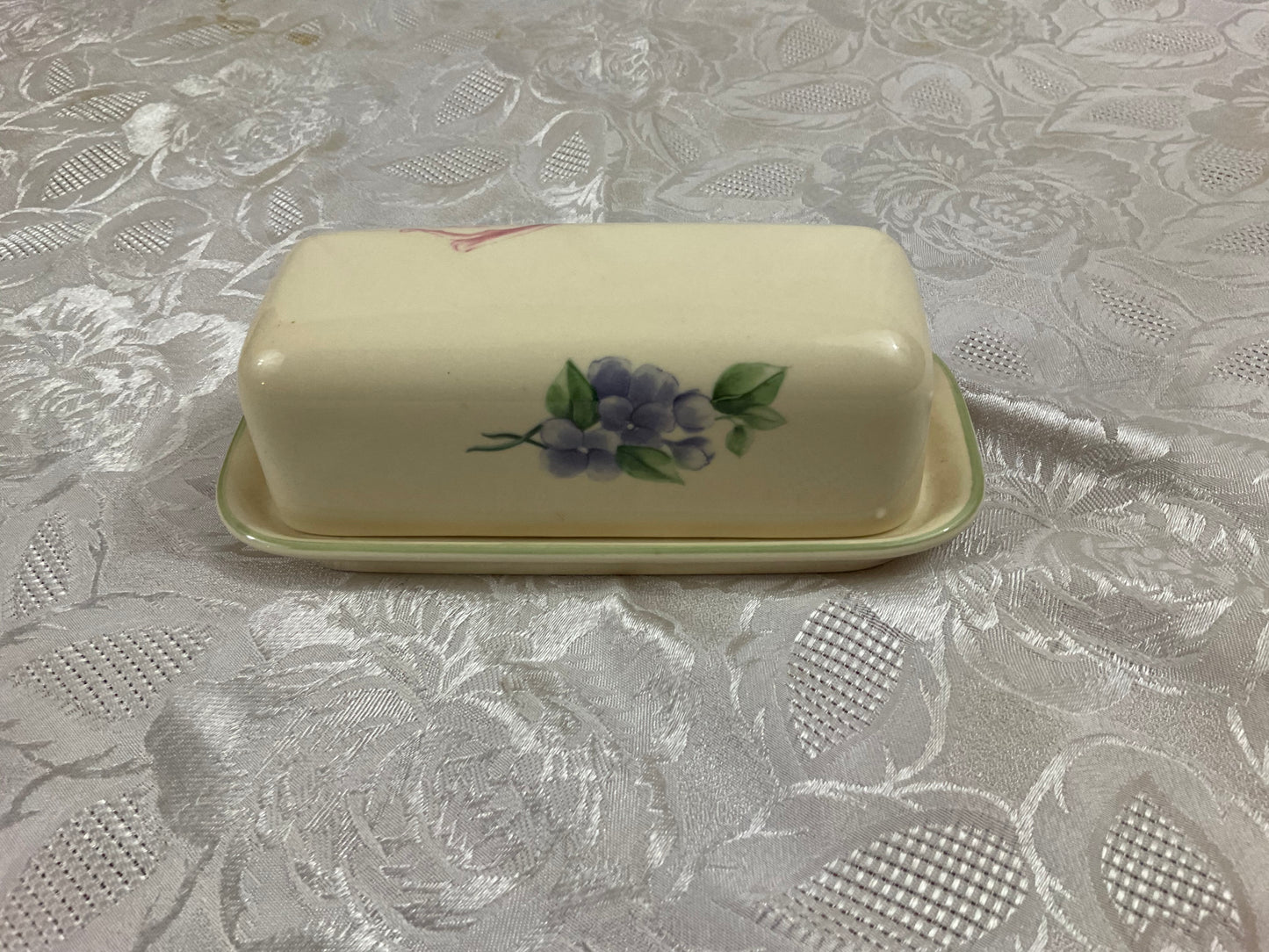 Butter Dish - Pfaltzgraff "Garden Party"