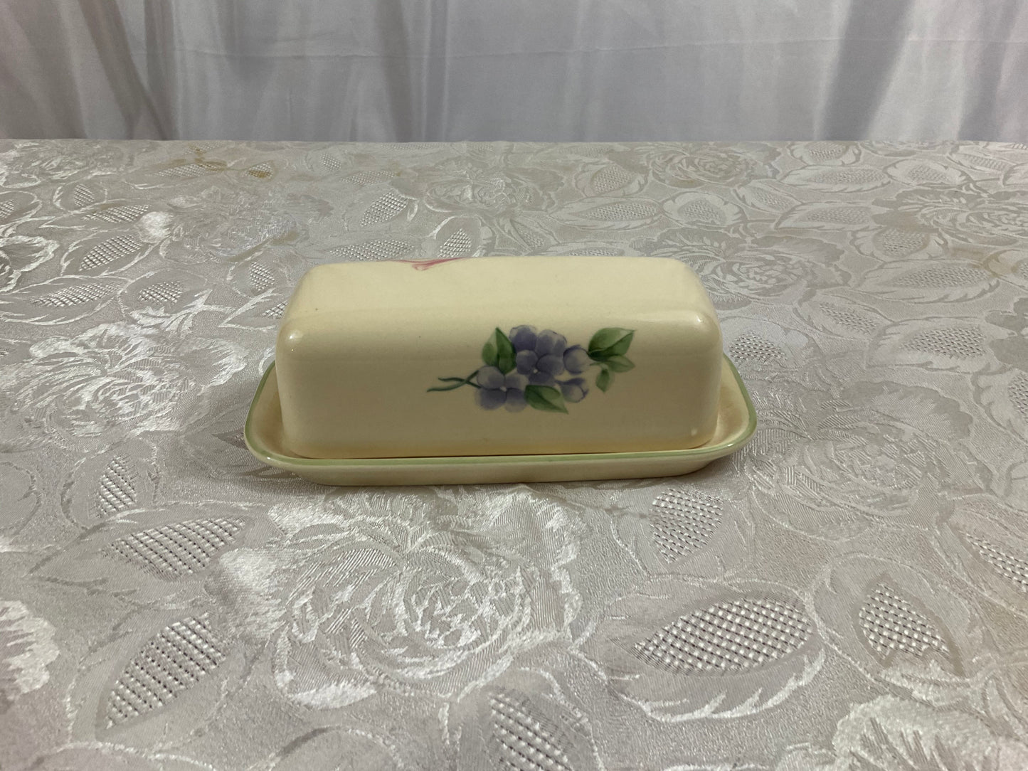Butter Dish - Pfaltzgraff "Garden Party"