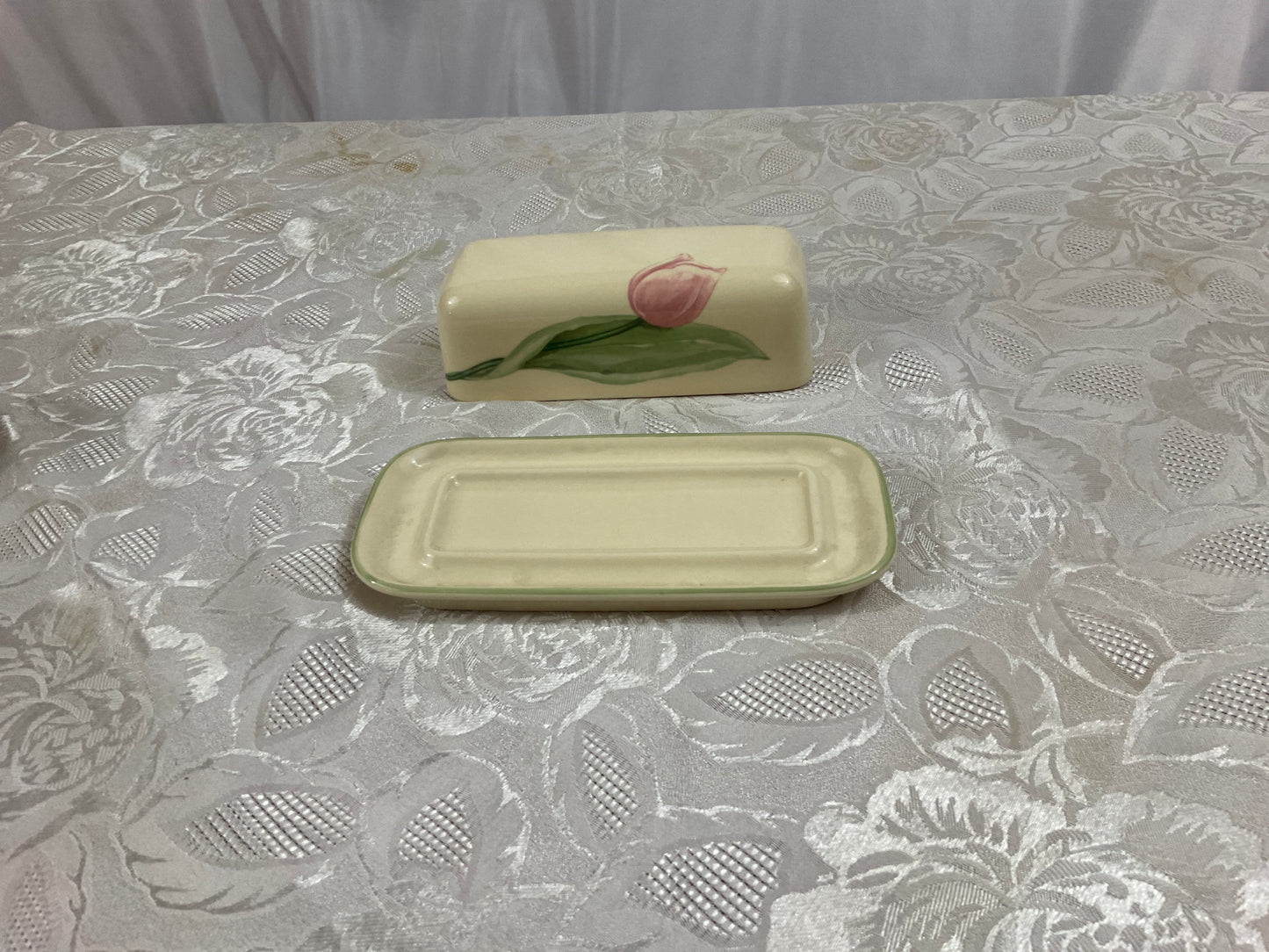 Butter Dish - Pfaltzgraff "Garden Party"