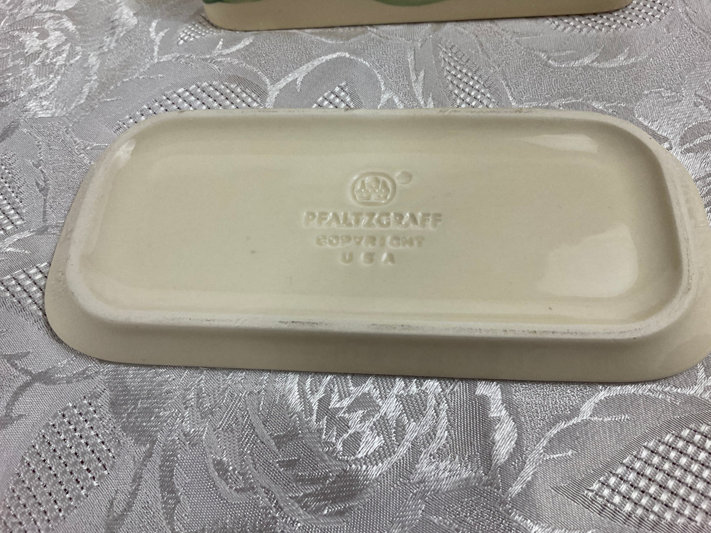 Butter Dish - Pfaltzgraff "Garden Party"