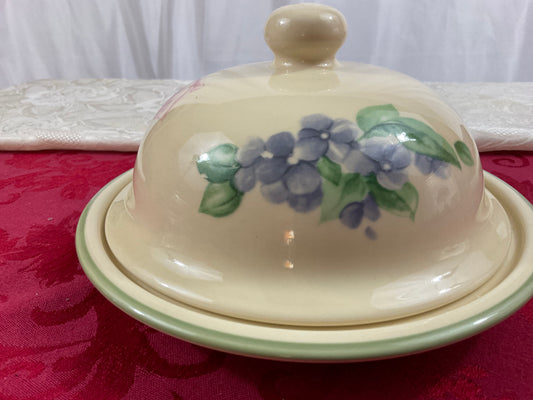 Butter Dish - Pfaltzgraff - Garden Party