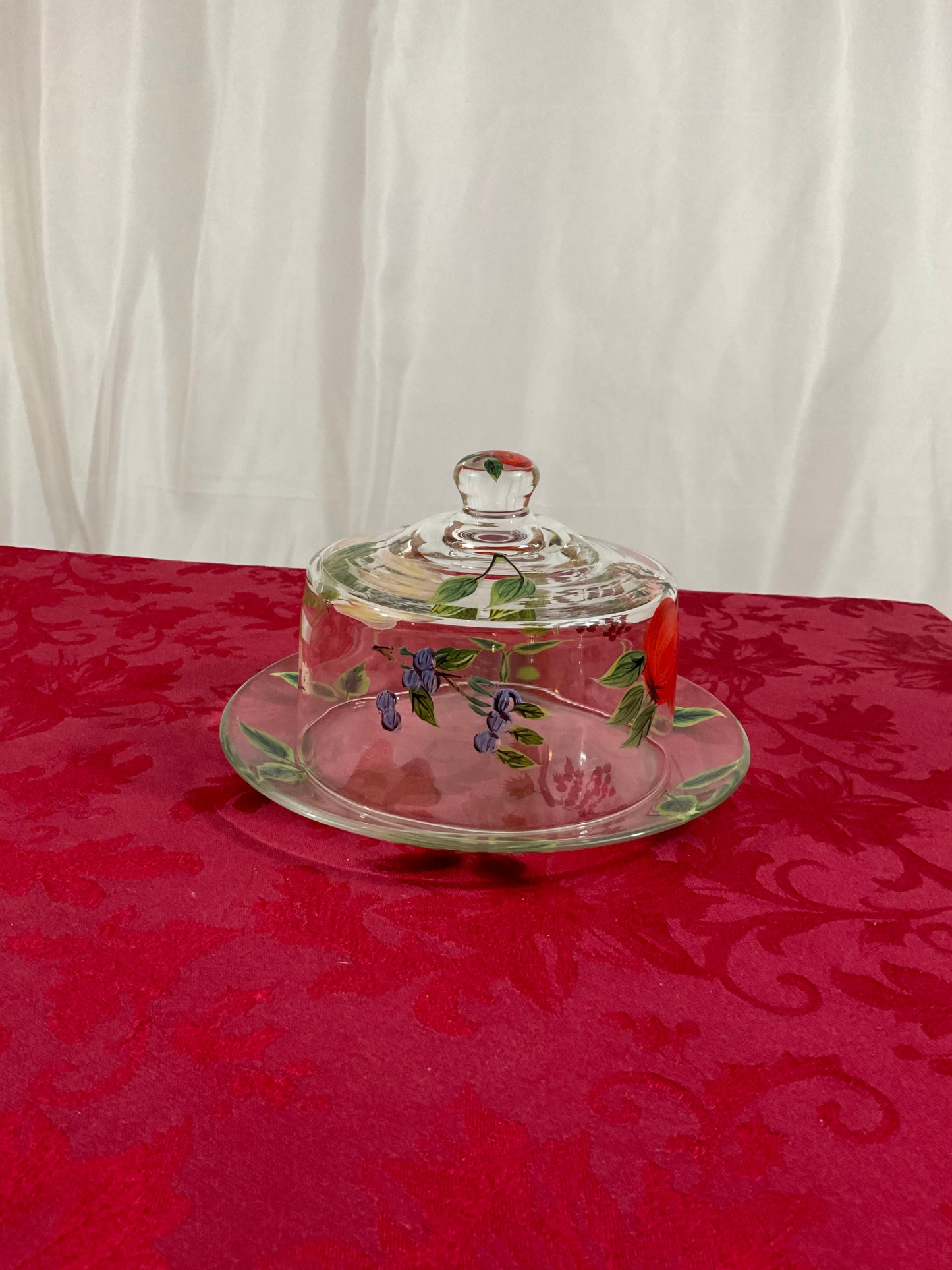 Cake Plate - Fruit Pattern