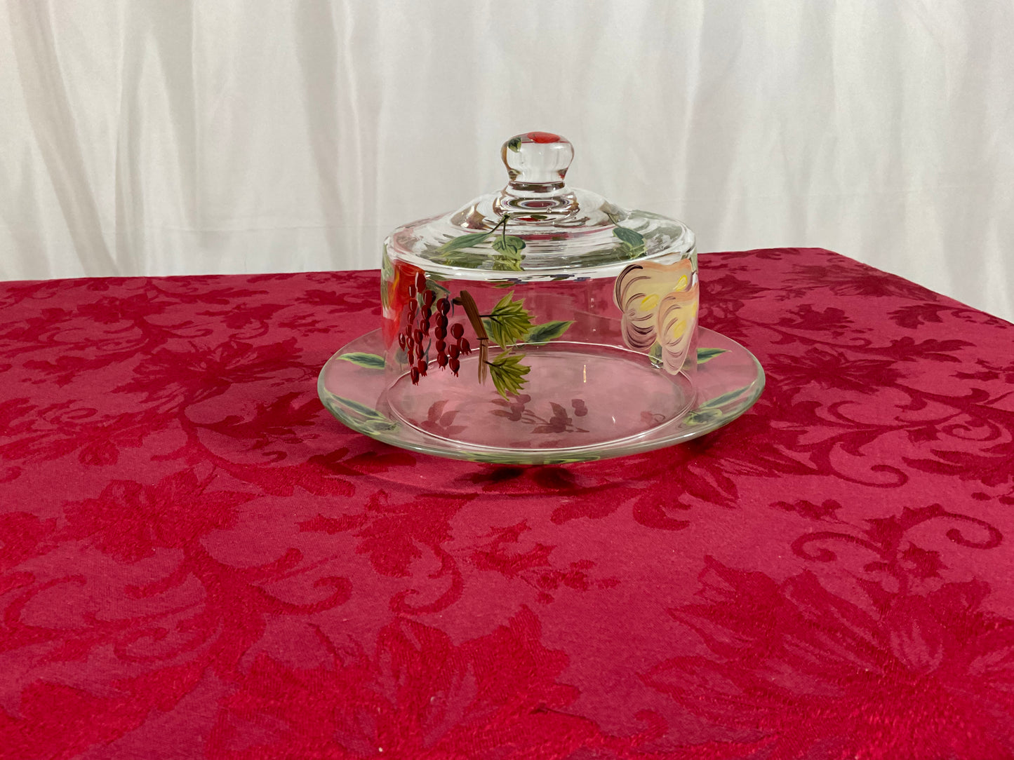 Cake Plate - Fruit Pattern