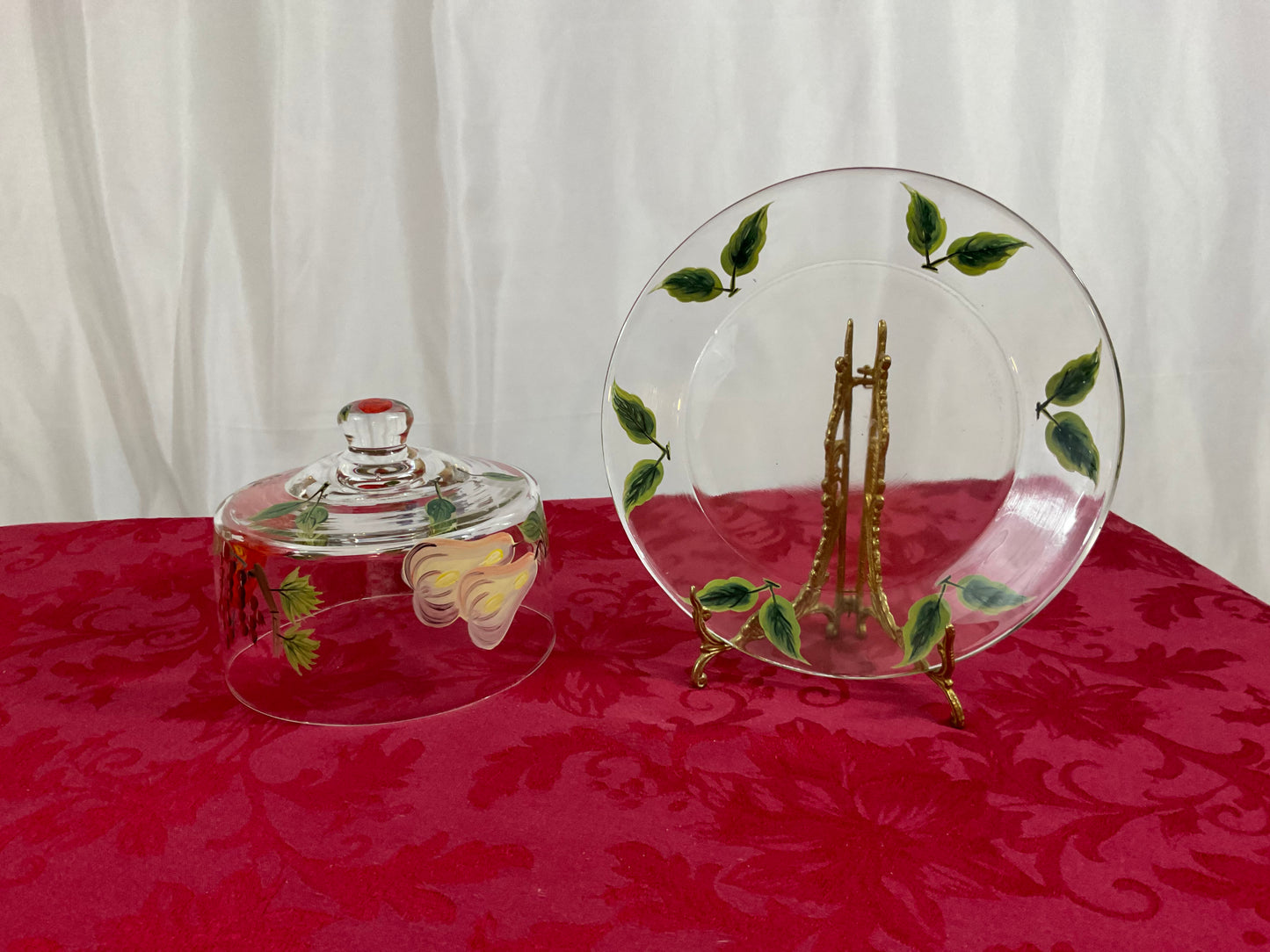 Cake Plate - Fruit Pattern