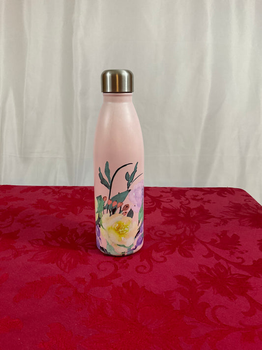 Water Bottle - Pink Floral