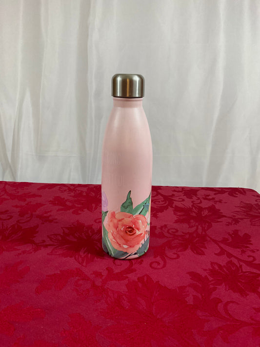 Water Bottle - Pink Floral