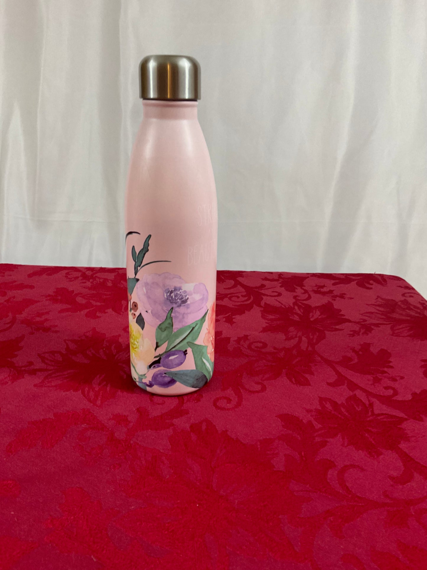 Water Bottle - Pink Floral