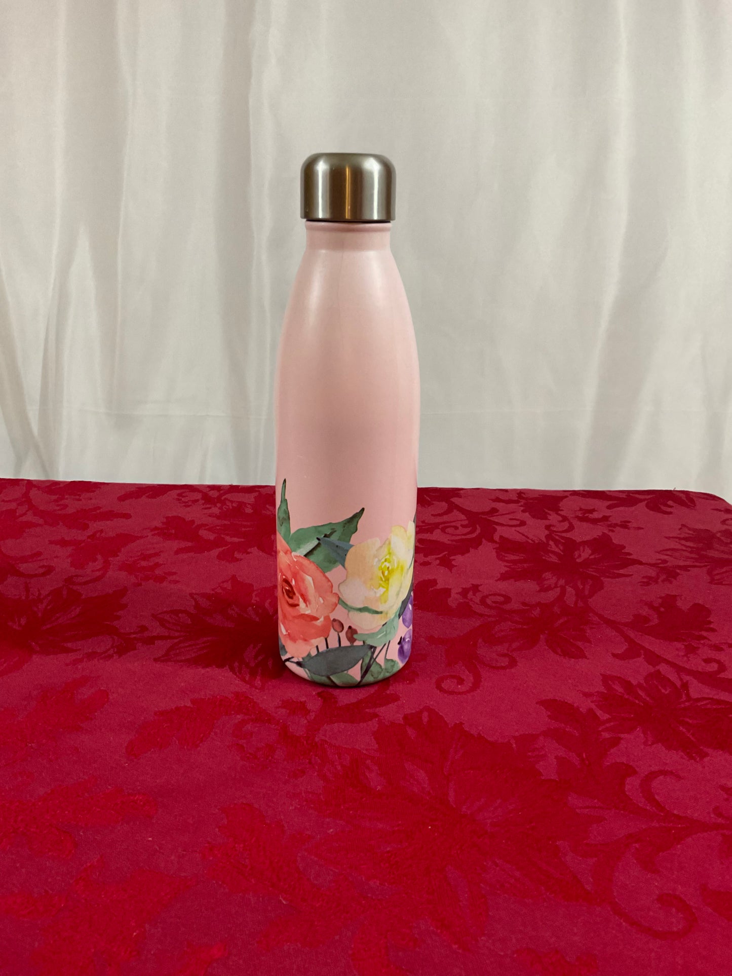 Water Bottle - Pink Floral