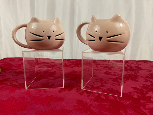 Mugs - Cat Face (Set of 2)