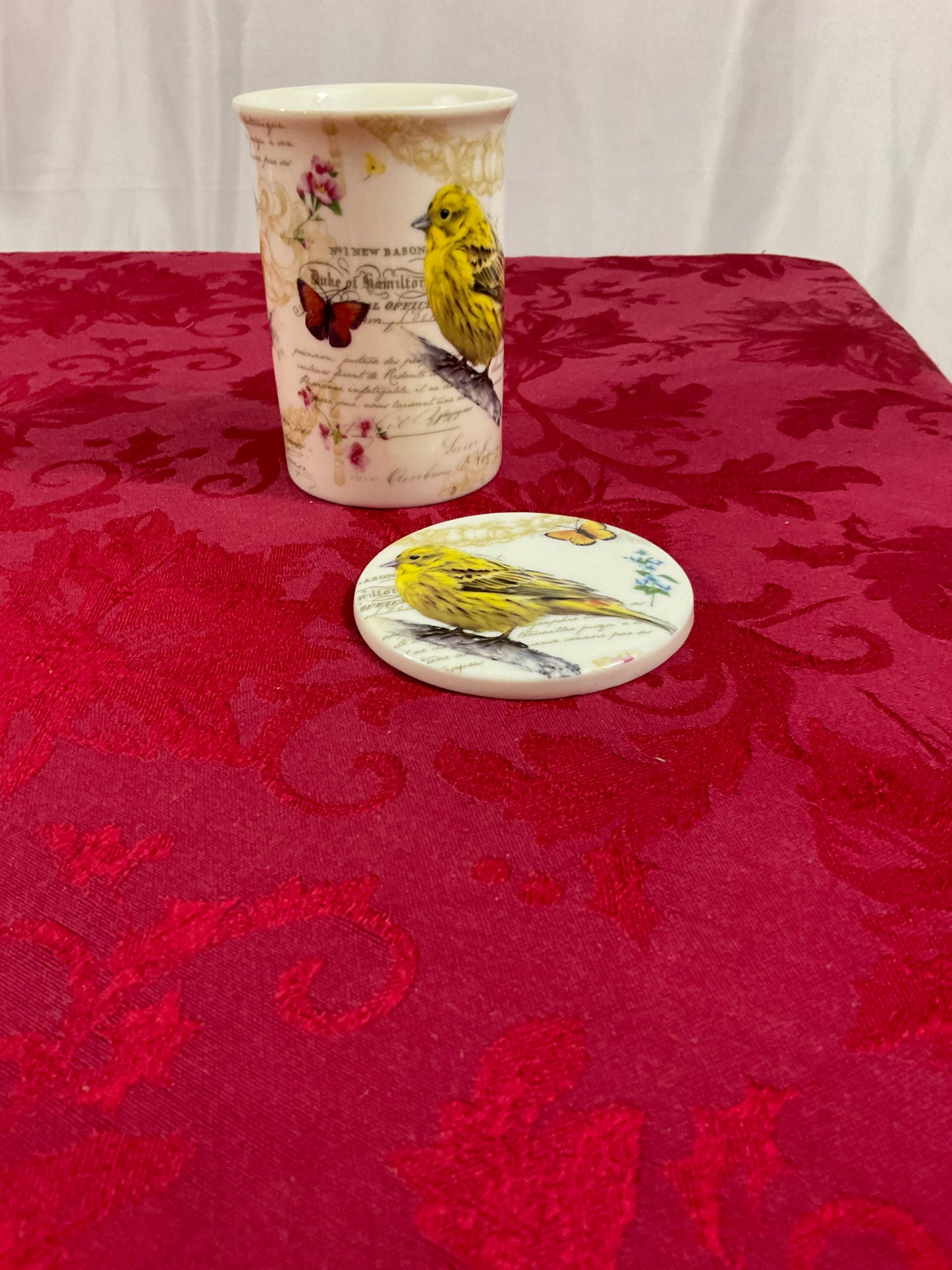 Tea Cup With Lid - Kent Pottery