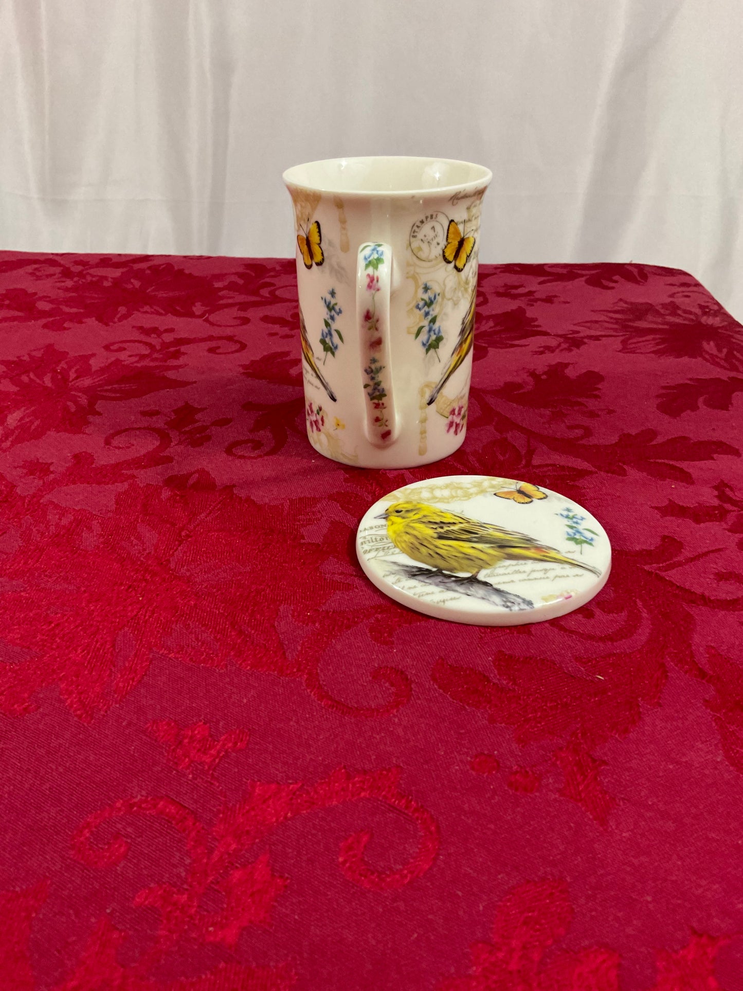 Tea Cup With Lid - Kent Pottery