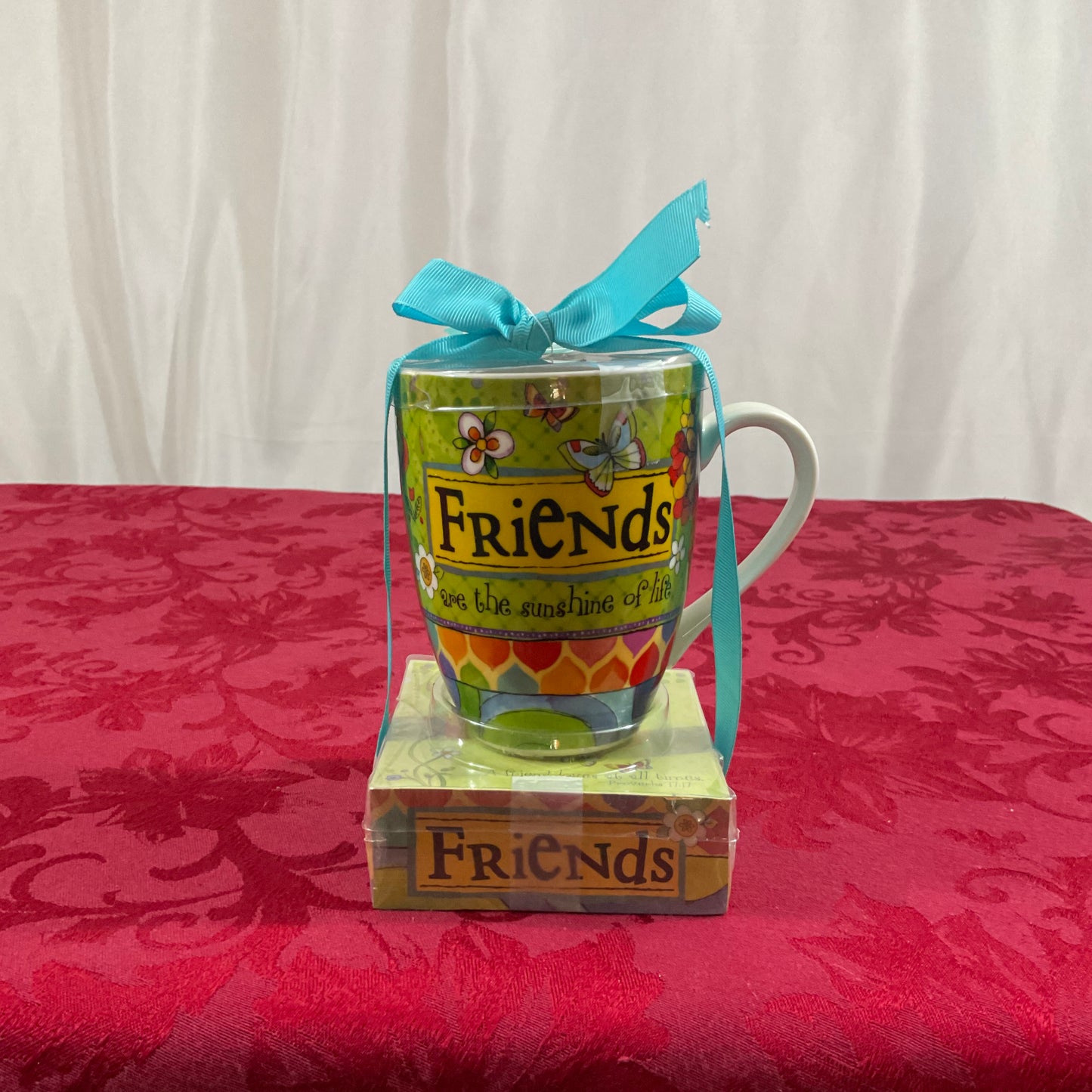Mug - Coffee/Tea Cup With Matching Notepad - "Friends"