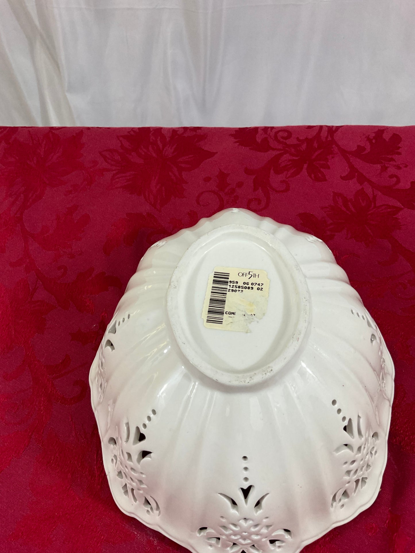 Off 5th - White Porcelain Bowl