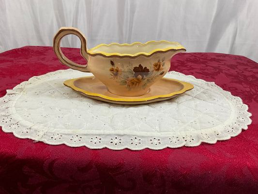 Gravy Bowl - Yellow Floral