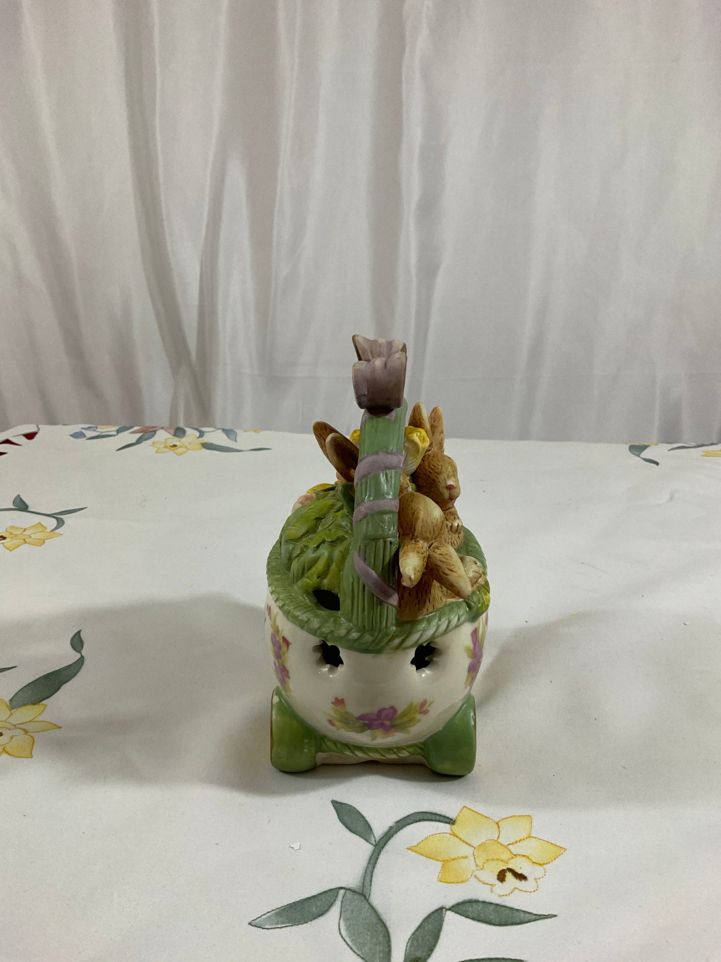 Easter - Wagon of Bunnies & Flowers