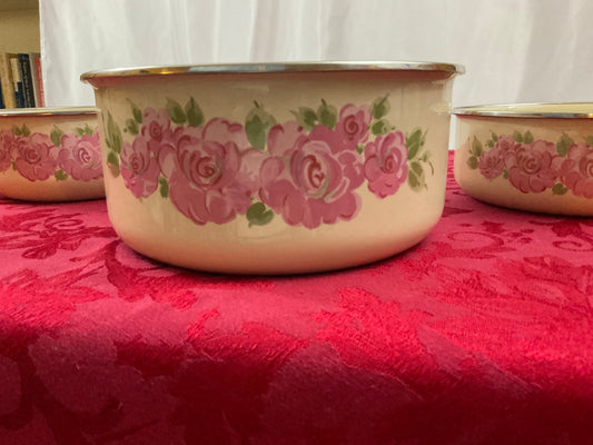 Mixing Bowl Set - Rose Design