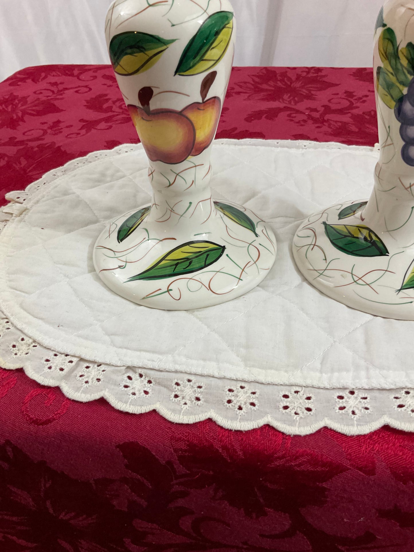 Candlestick Holders - Fruit Design