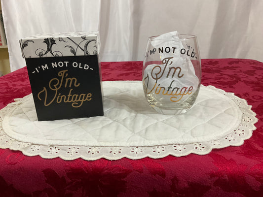 Wine Glass - Stemless