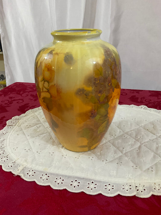 Vase - Yellow Roses Design