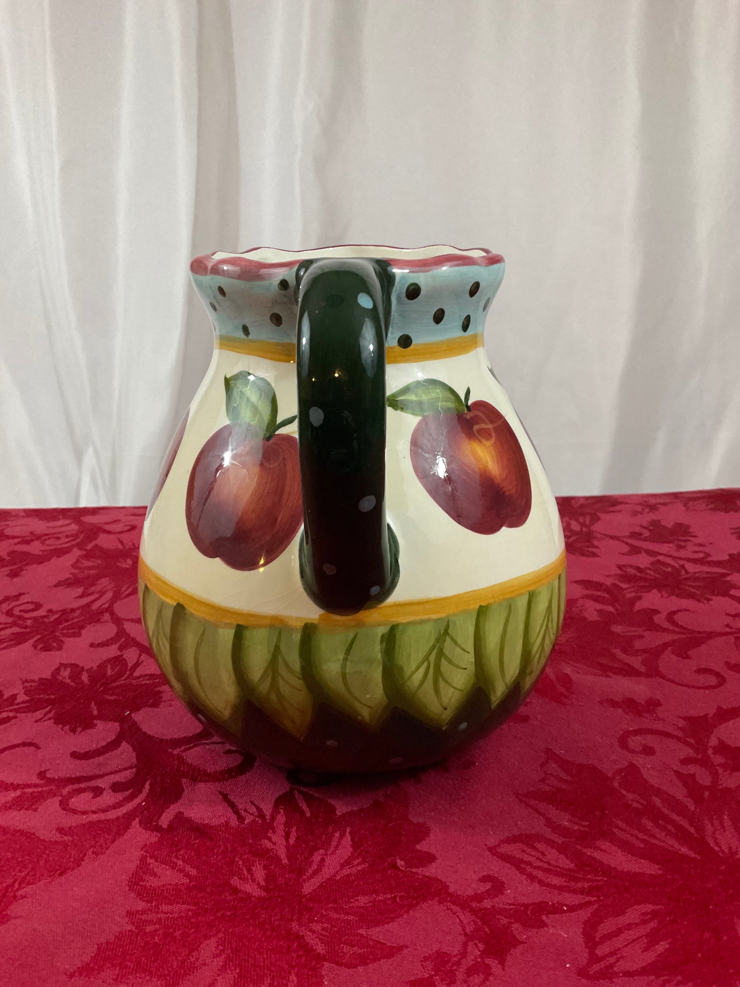 Pitcher - Apples & Dots
