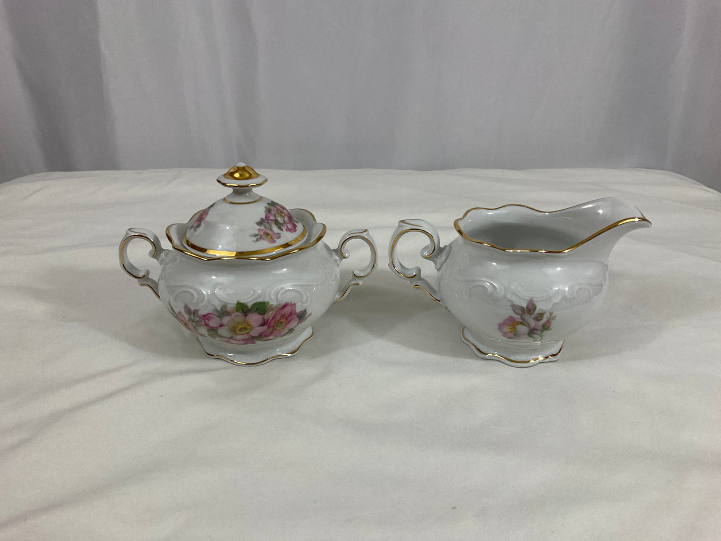 Creamer and Sugar Set - 3-Pc Set -Briar Rose