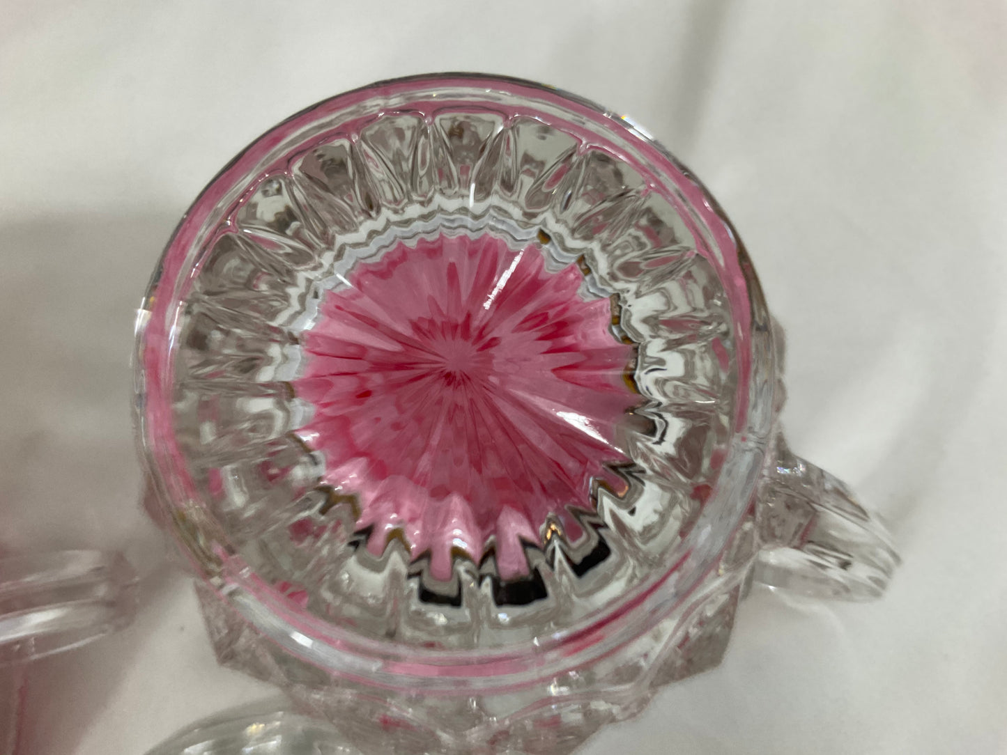 Creamer and Sugar Set - 3-Pc Set - Clear Glass