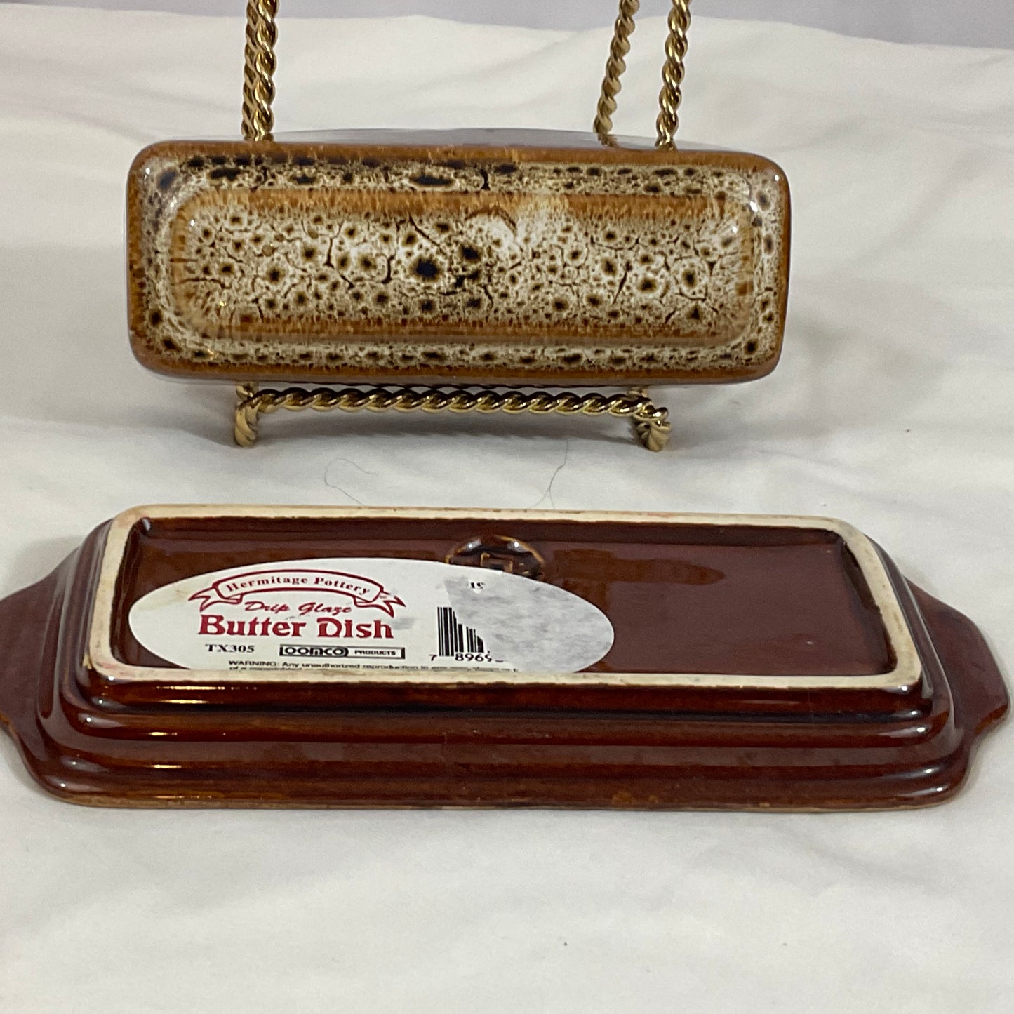 Butter Dish - Hermitage Pottery