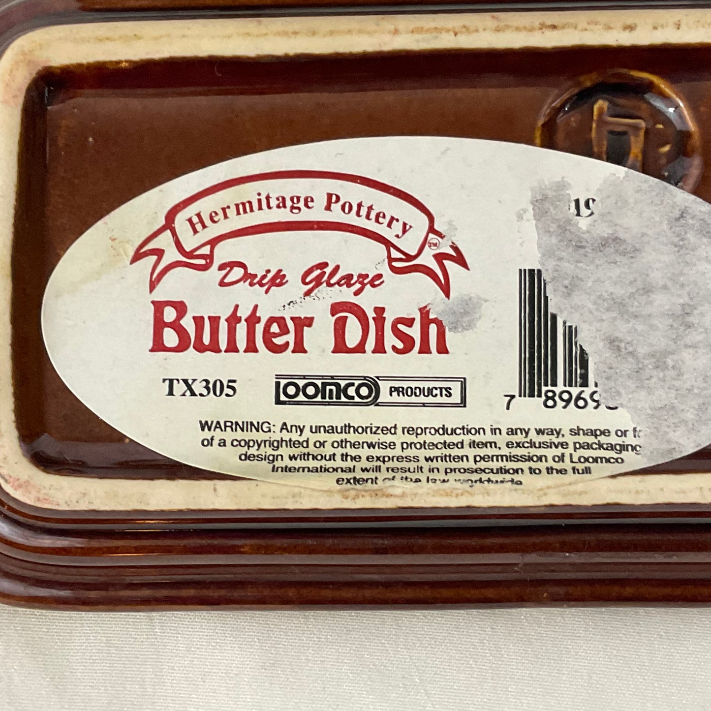Butter Dish - Hermitage Pottery