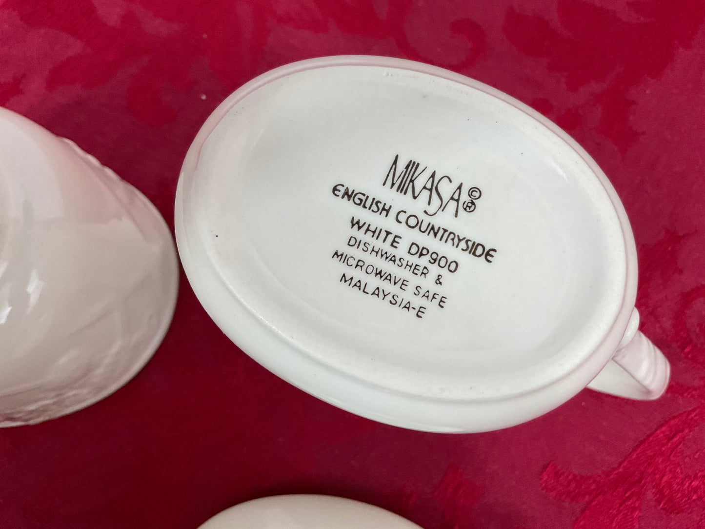 Cream and Sugar Set - Mikasa - English Countryside