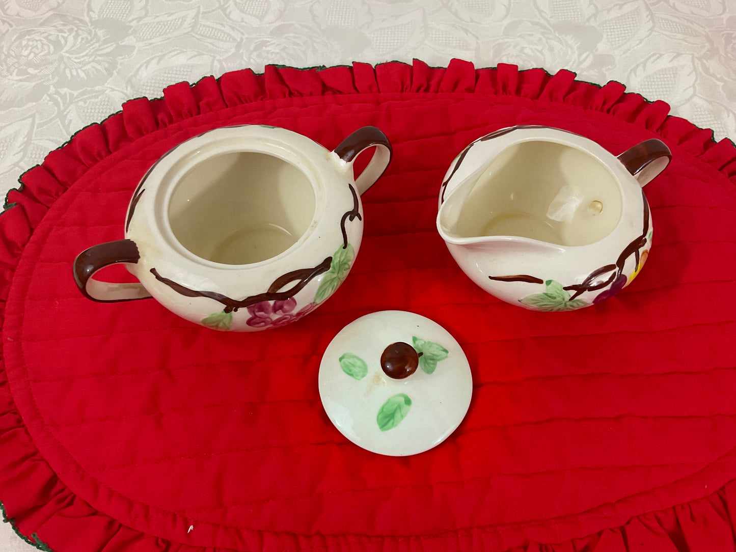 Creamer & Sugar Bowl Set - Royal Orchard