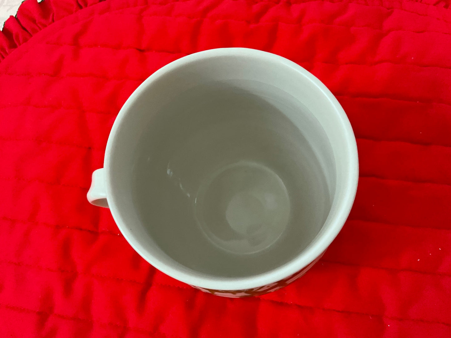 Mug - Green Floral - Initial "C"