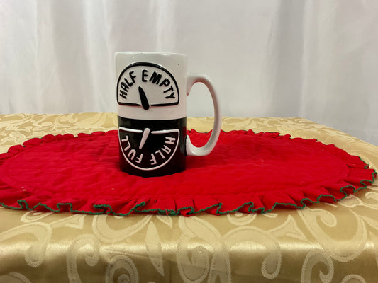 Mug - Half & Half -Black & White HMK Lic.