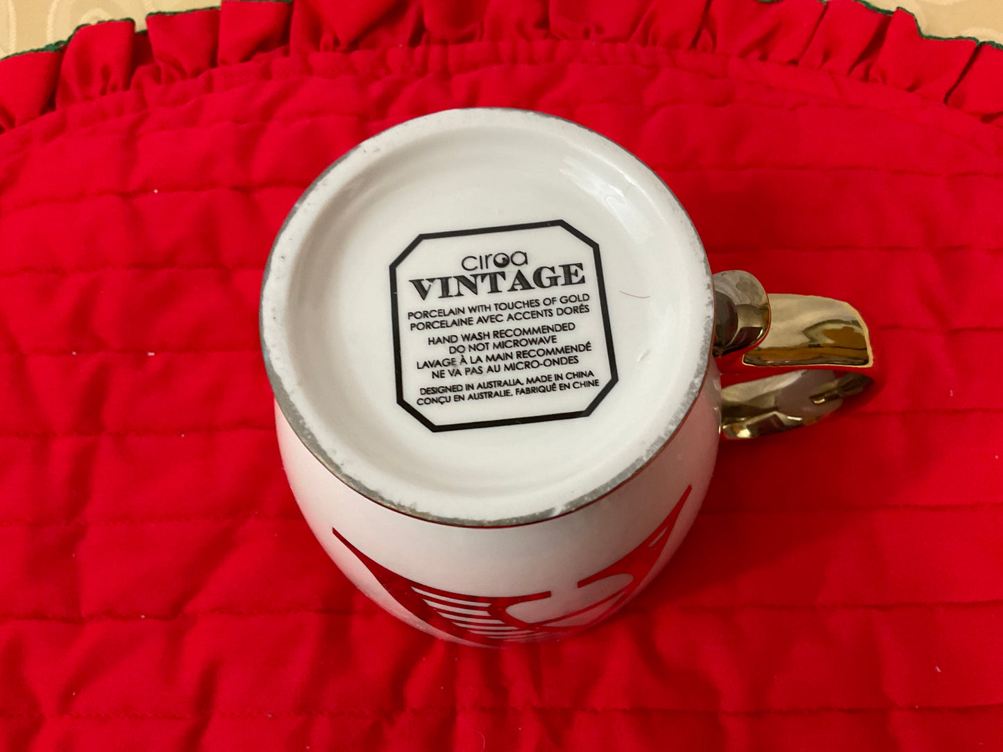 Mug - Circa Vintage - Monogram "A"