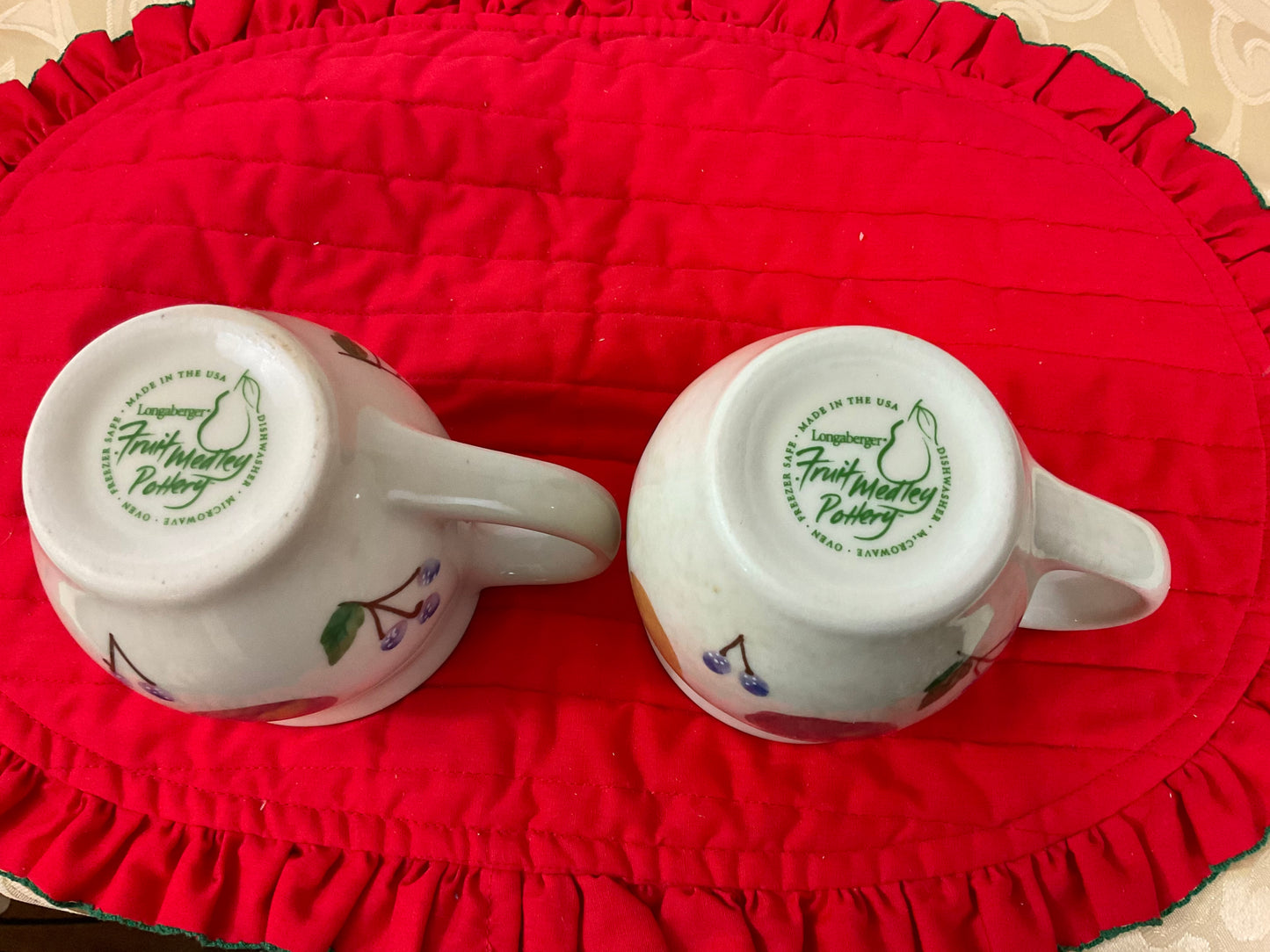 Mugs - Set of 2 Mugs - Longaberger
