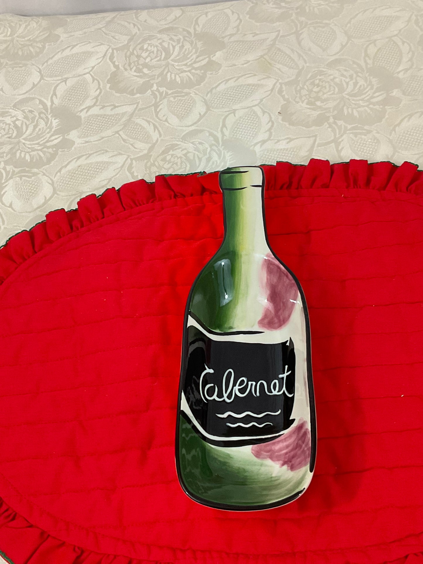 Spoon Rest - Cabernet - Clay Art