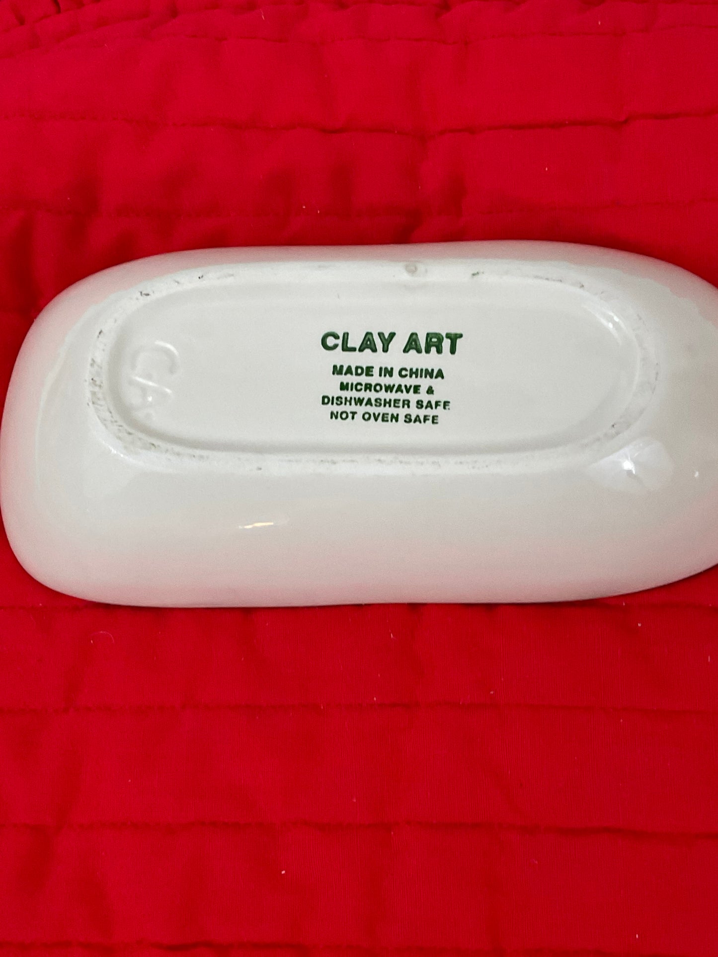 Spoon Rest - Cabernet - Clay Art