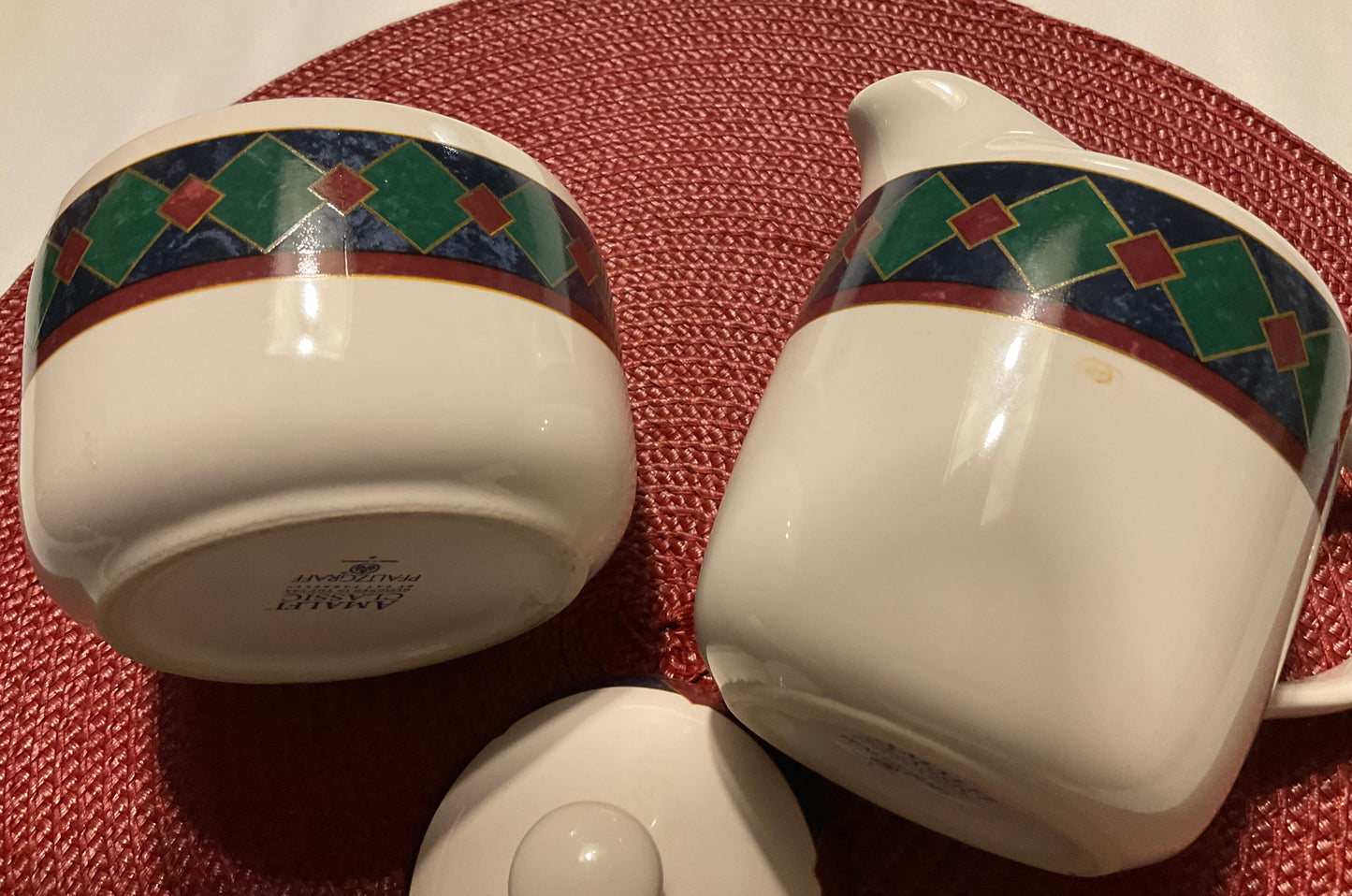 Sugar Bowl & Creamer Set