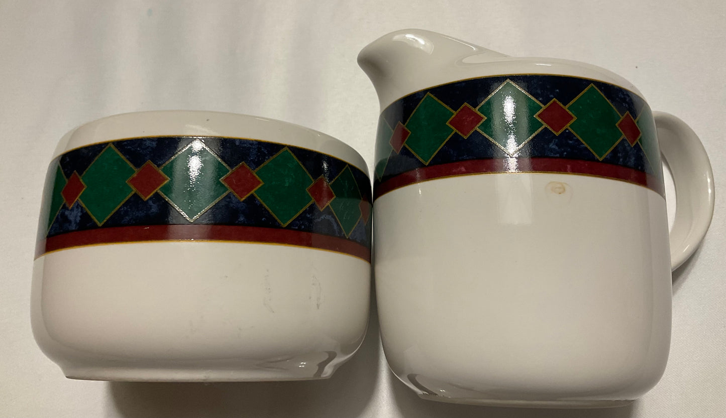 Sugar Bowl & Creamer Set