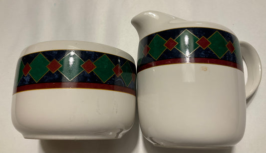 Sugar Bowl & Creamer Set