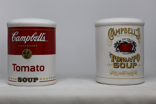 Salt and Pepper Set - Campbell Tomato Soup