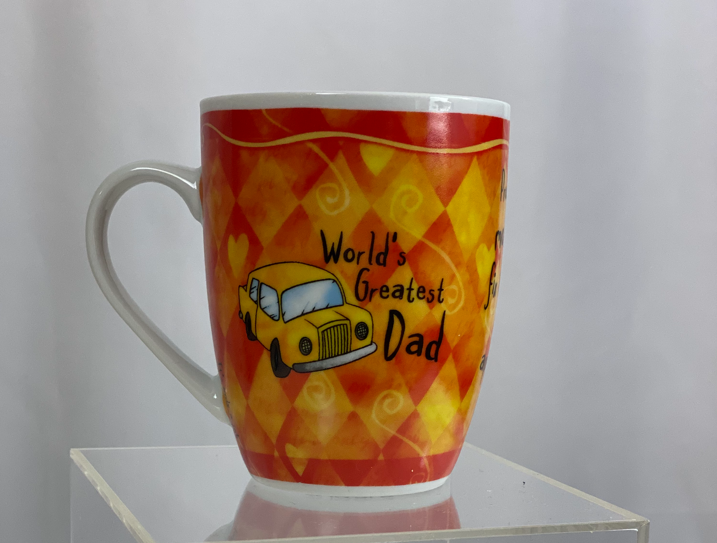 Great Cup for Dad! Fine Porcelain By History & Heraldry Approx 4” H x 3” Diameter